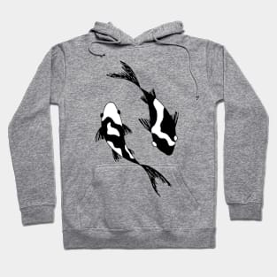 Japanese Koi Fish Negative Hoodie